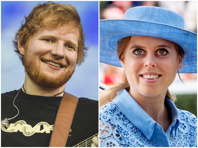 Ed Sheeran and Princess Beatrice