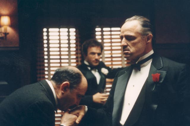 Family affair: Marlon Brando as Vito Corleone in 1972’s ‘The Godfather’