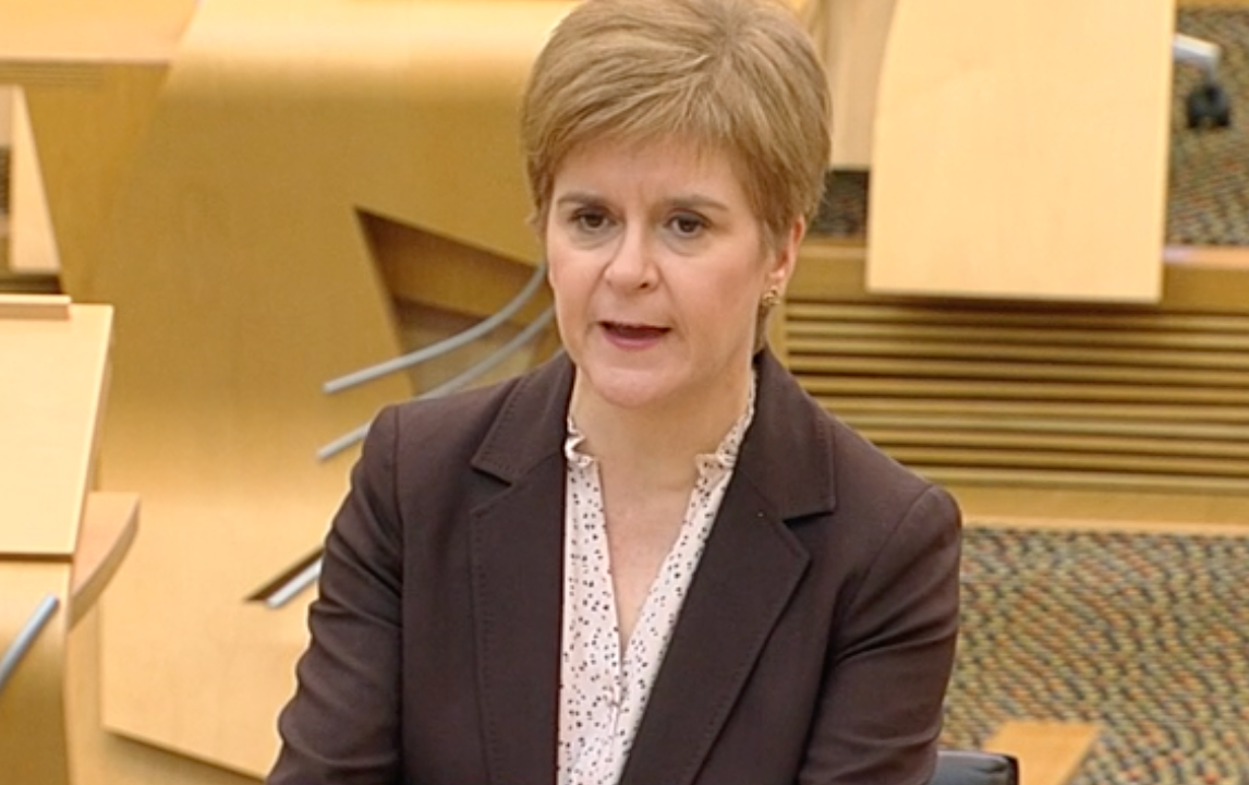 Nicola Sturgeon setting out new rules for pubs in Scotland