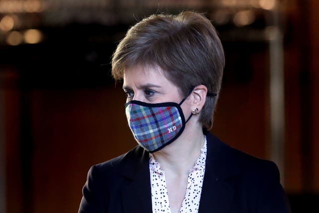 <p>The polls still look good for Sturgeon despite a rift in the party</p>
