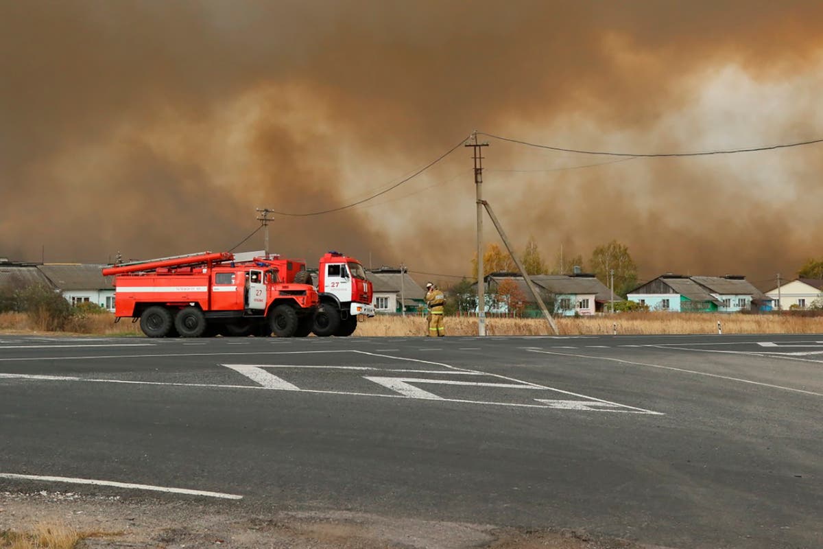 Thousands evacuated after fire at Russian military arsenal