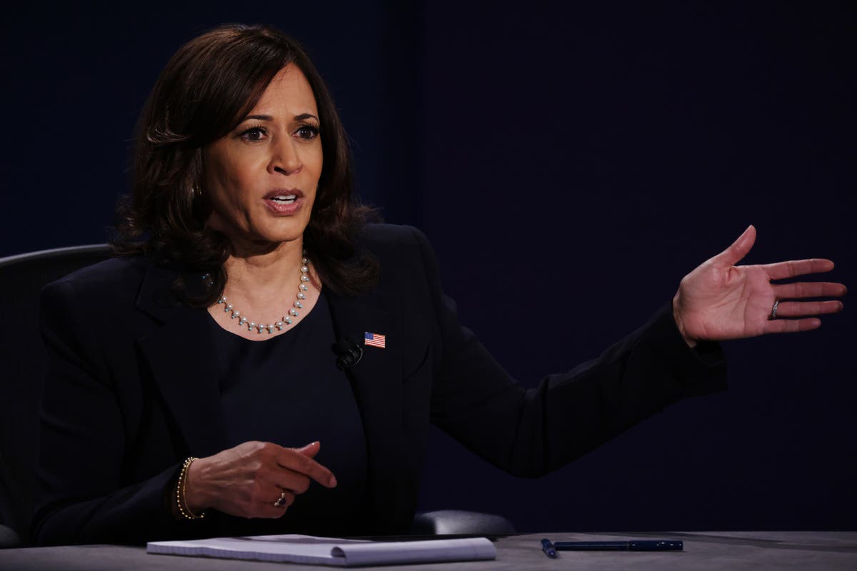 Kamala Harris Lands Punches On Mike Pence Over Trumps Record In Only Vp Debate The Independent 1283