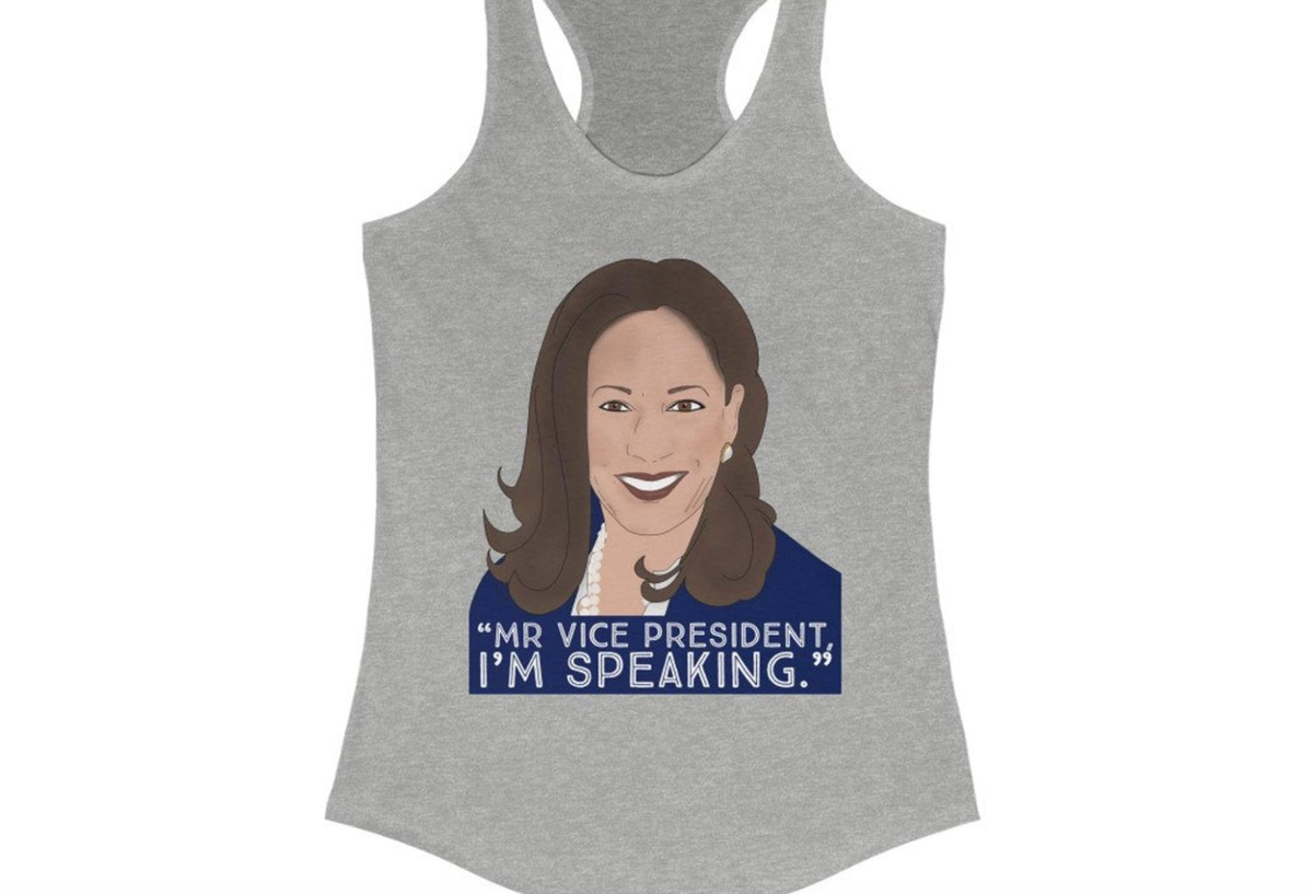 Kamala Harris ‘I’m speaking’ comeback to Mike Pence interruptions appears on T-shirts within minutes