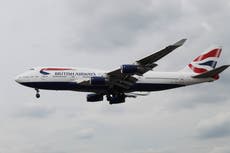 BA’s Boeing 747s fly from Heathrow for the final time