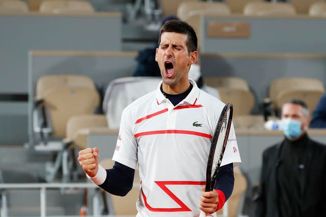 Djokovic is into the semi-finals despite some discomfort