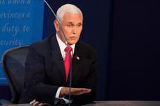 Pence repeatedly interrupts Kamala Harris in vice presidential debate