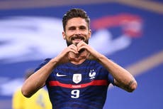 Giroud sets sights on Henry’s all-time France goals record