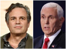 Mark Ruffalo accuses Mike Pence of ‘male white supremacy’
