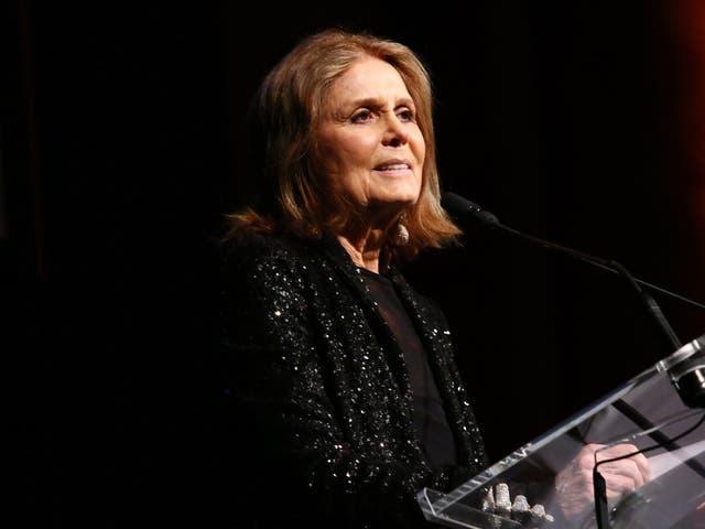 The activist speaks onstage at the 'Ms.' Foundation for Women 2017 Gloria Awards Gala 