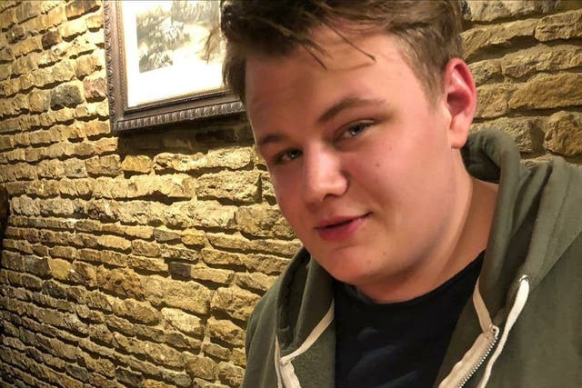<p>Harry Dunn, 19, who was killed after his motorbike crashed with a car outside a US military base in Northamptonshire in August 2019</p>