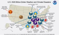 Record 16 billion-dollar climate disasters have hit US in 2020