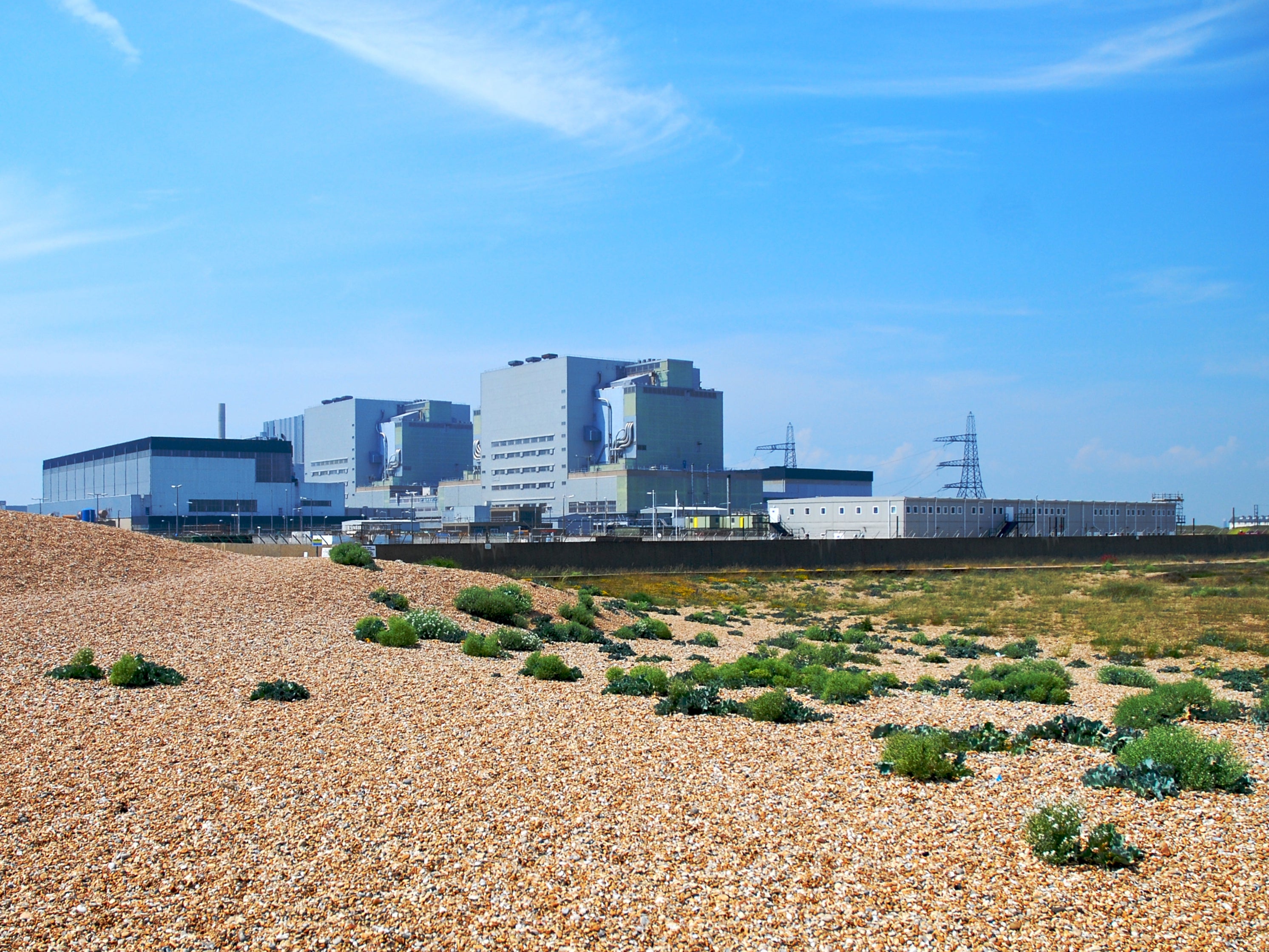 The nuclear power station at Dungeness on the south east coast of England