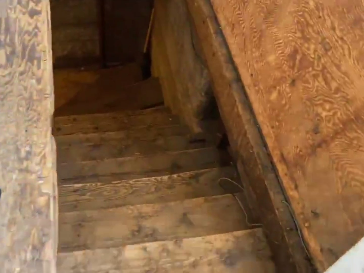 Footage of the basement that Adam Fox lived in. Mr Fox has been accused of plotting to kidnap Michigan governor Gretchen Whitmer