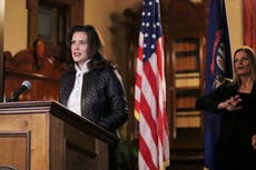 Gretchen Whitmer hits out at Trump as she denounces plot to kidnap her