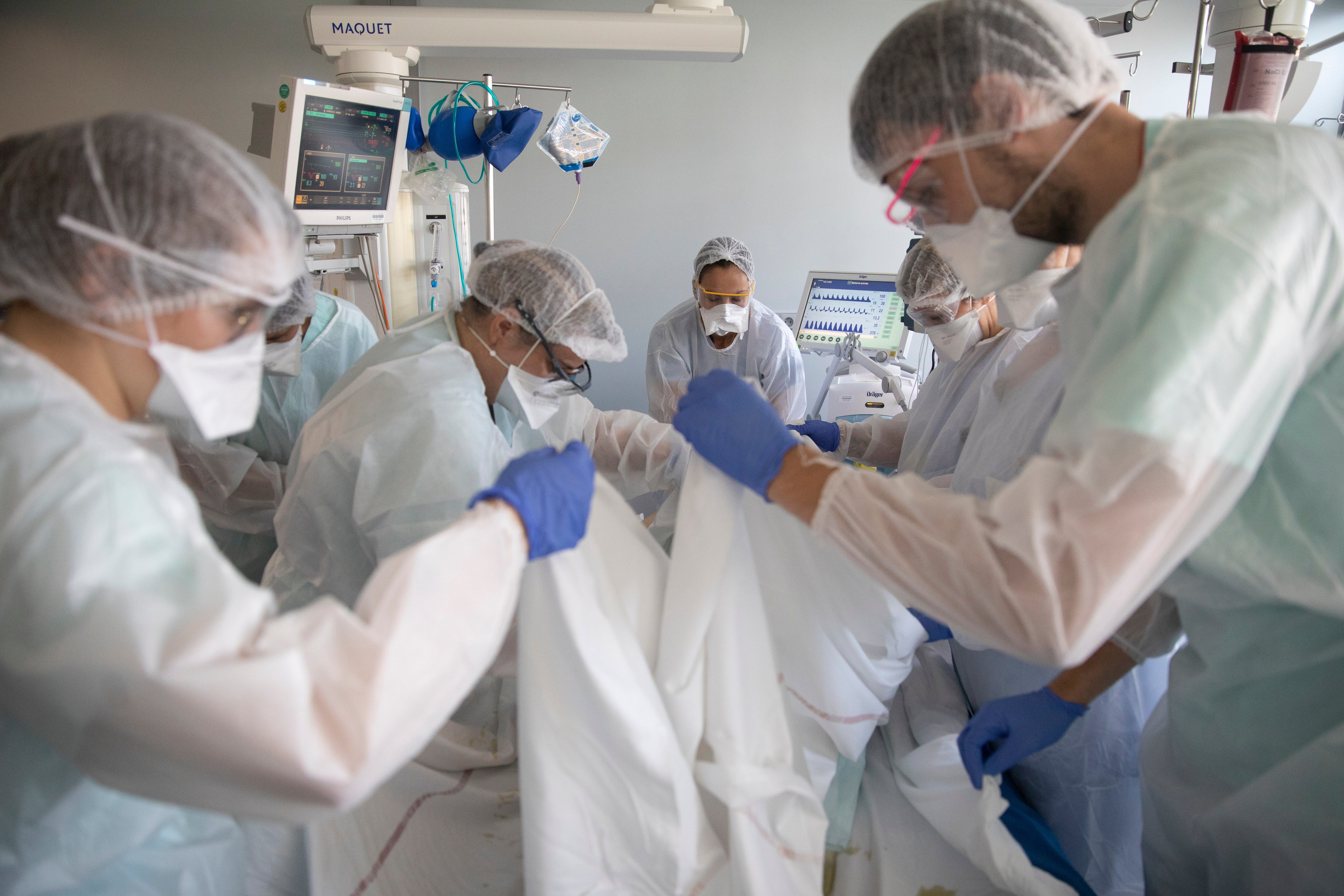 Virus Outbreak French Hospitals