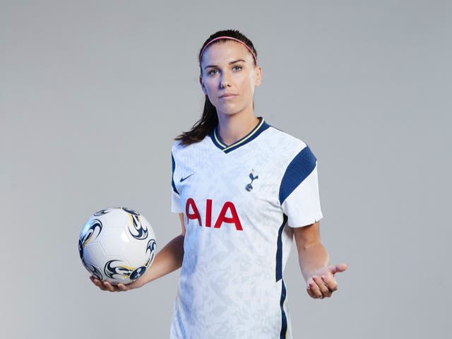 Tottenham forward Alex Morgan