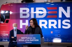 Trump claims House Dems’ angling to replace Biden with Kamala Harris