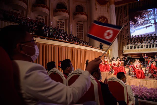 The holiday marks the 75th anniversary of the founding of the ruling Workers' Party of Korea
