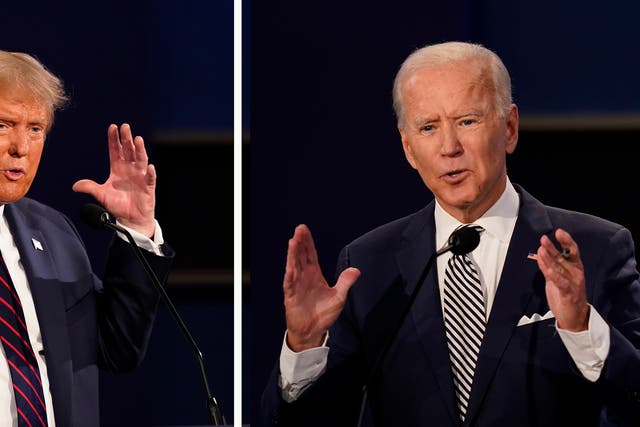 <p>Donald Trump appeared to be way behind Joe Biden in the polls, but the reality was more complicated</p>