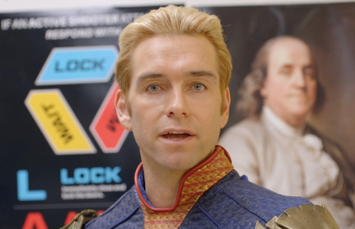 <p>Antony Starr as Homelander in ‘The Boys’</p>