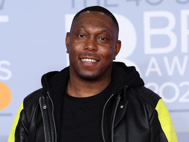 Dizzee Rascal at the Brit Awards in 2020