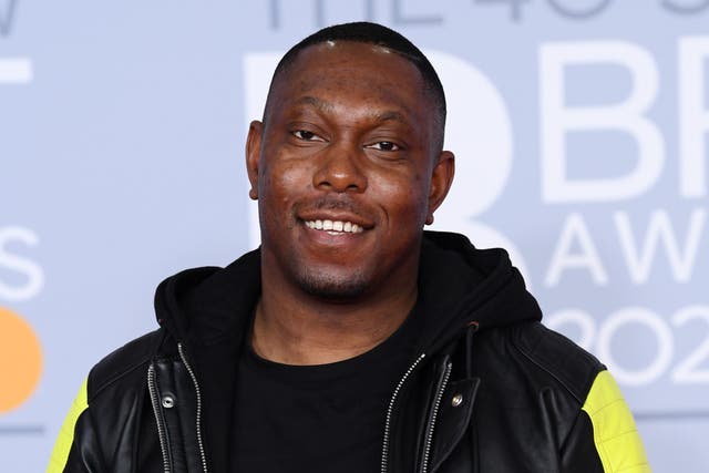 Dizzee Rascal at the Brit Awards in 2020