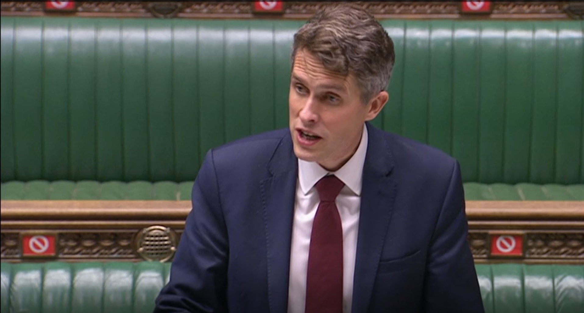 Gavin Williamson said a number of universities are ‘letting down all their staff and students'