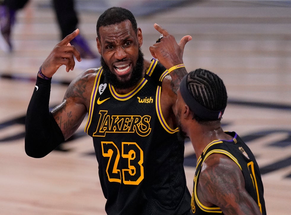 King James Scores 40 But His Lakers Coronation Has To Wait Lakers Play Coronation Muscles Lebron James The Independent