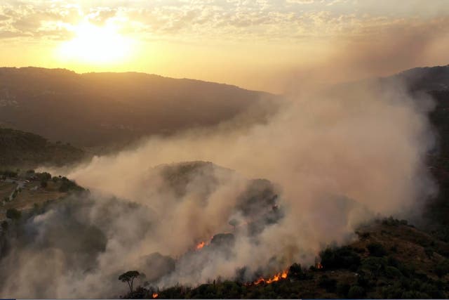 Lebanon Wildfires
