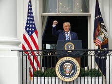 President claims 'protective glow' of immunity from Covid