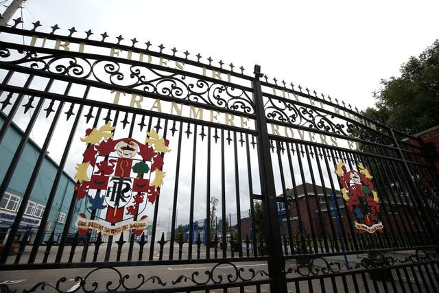 The gates at Tranmere’s Prenton Park