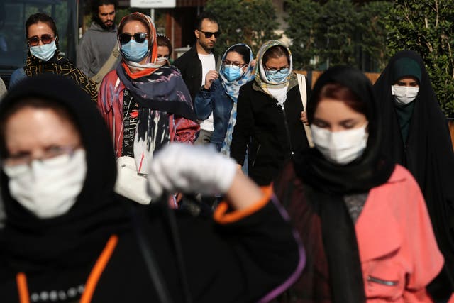 Virus Outbreak Iran
