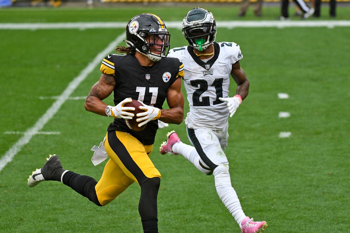 Rookie WR Claypool scores 4 TDs, Steelers top Eagles 38-29 Ben  Roethlisberger AP Carson Wentz NFL Pittsburgh