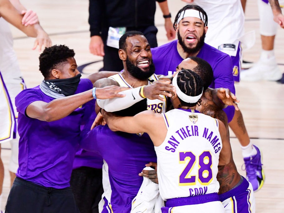 LA Lakers steamroll Miami Heat to capture record-tying 17th NBA