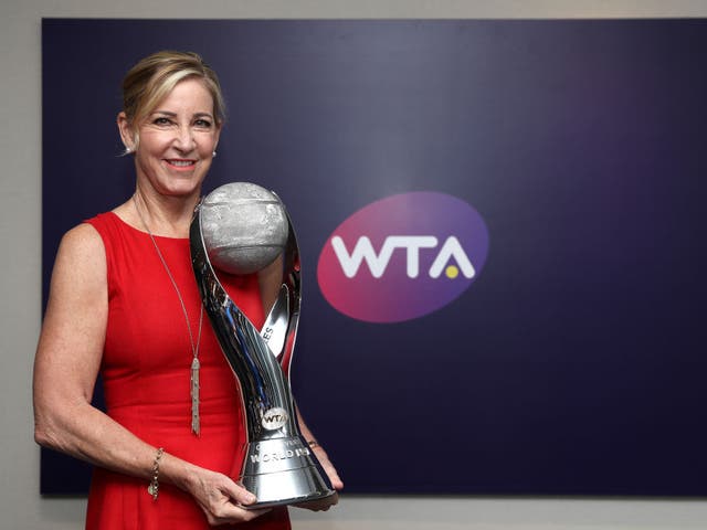 Chris Evert shares the greatest head-to-head record with Martina Navratilova