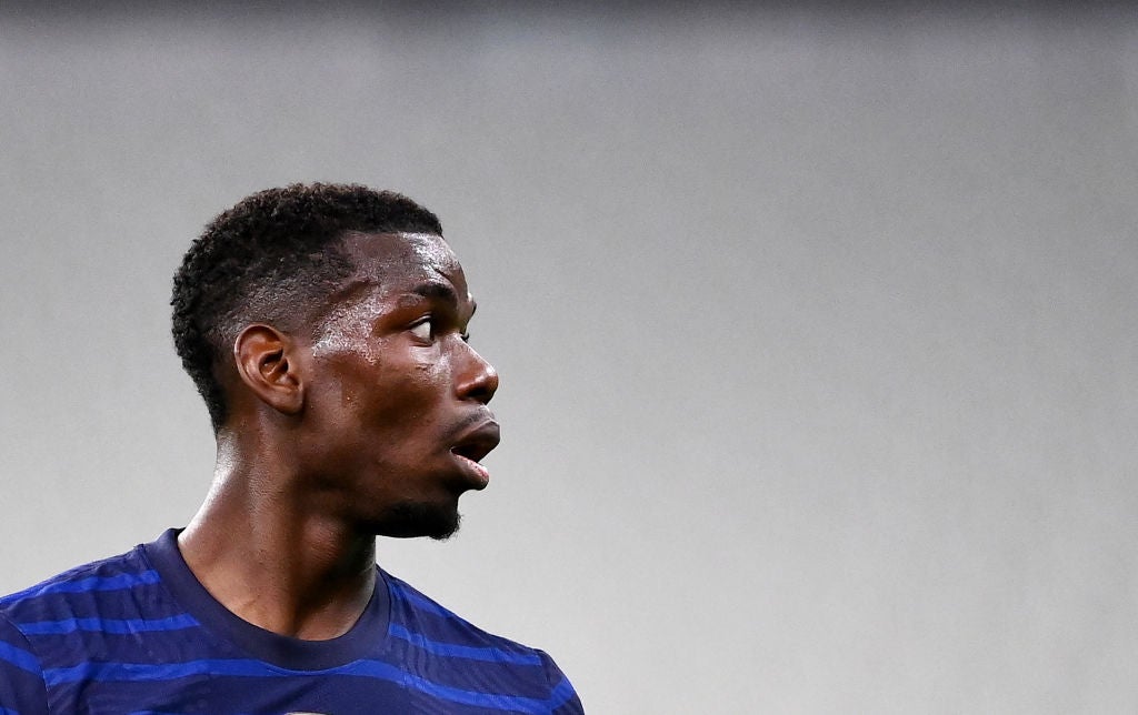 Paul Pogba played for France against Portugal