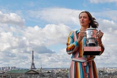 French Open champ Swiatek rises to 17th; Djokovic, Nadal 1-2