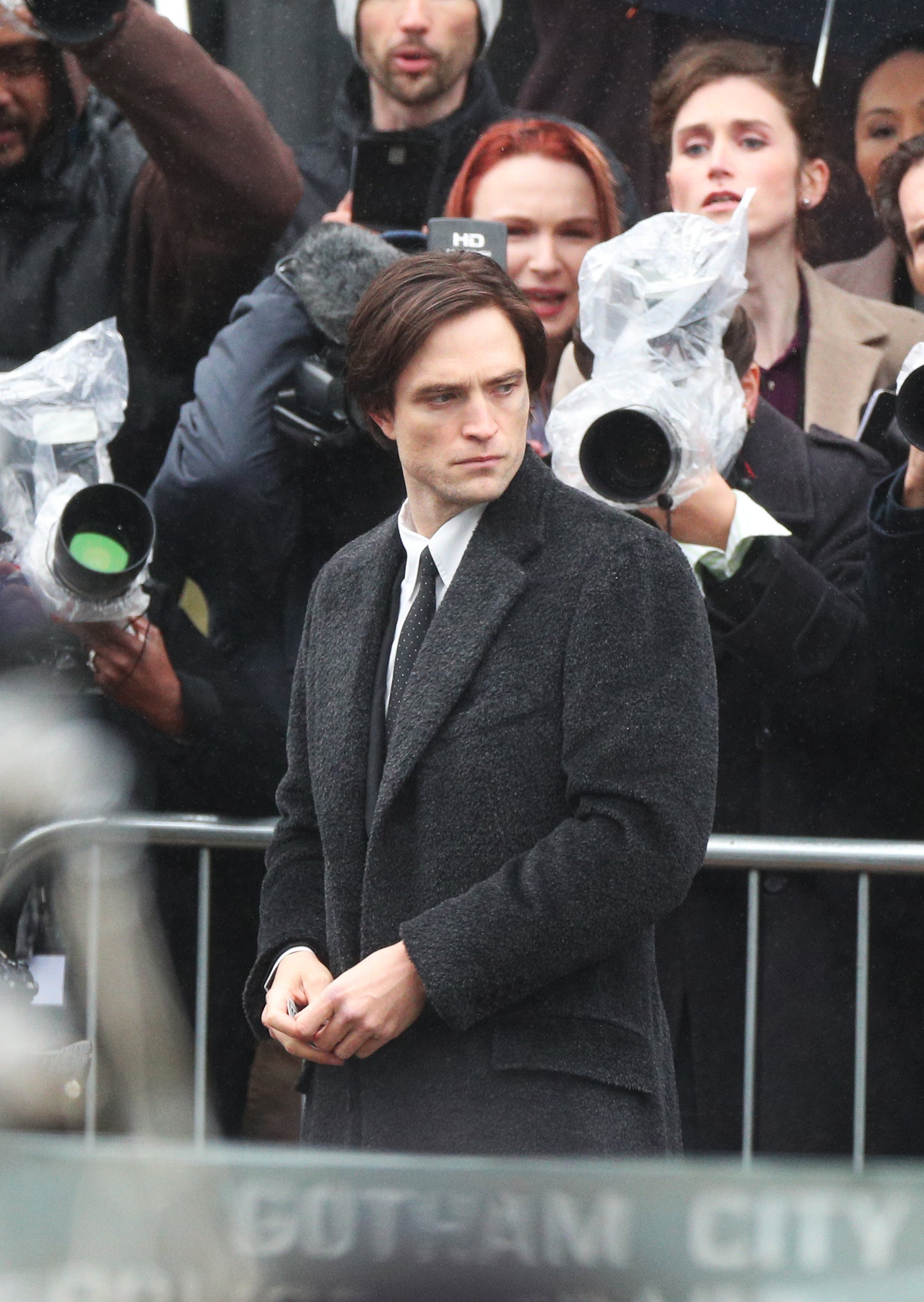 Robert Pattinson on ‘The Batman’ set following his battle for coronavirus