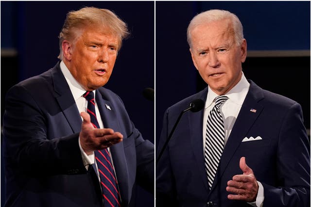 Polls suggest Trump and Biden will have a close fight with swing states playing a crucial role 