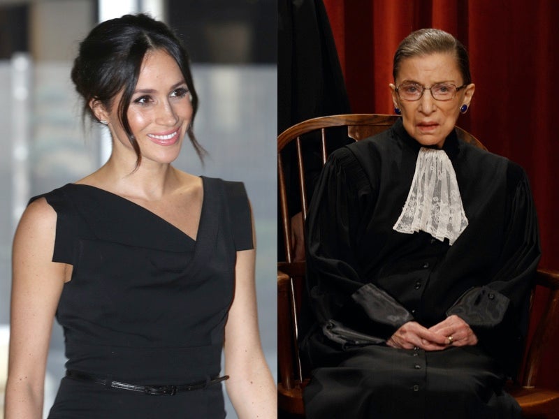 Meghan Markle pays tribute to Ruth Bader Ginsburg with podcast outfit