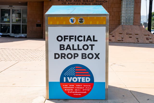 The California Republican Party is under fire for allegedly erecting bogus ballot drop-off boxes in at least three state counties.