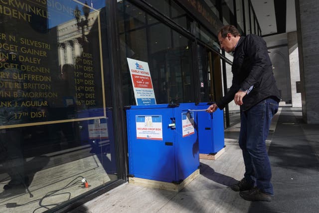 Votación por correo en Estados Unidos