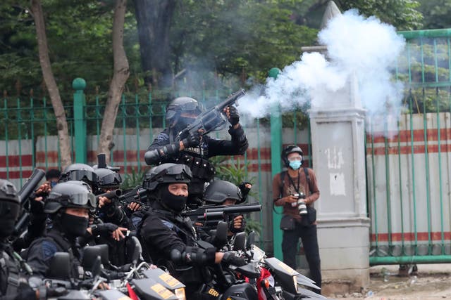 APTOPIX Indonesia Protests