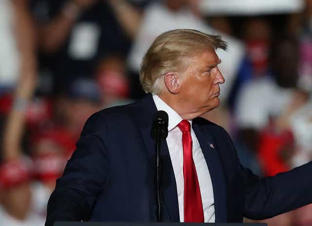 US president Donald Trump  redirects campaign spending amid polls