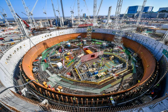 <p>Construction of Hinkley Point C nuclear power station is currently under way</p>