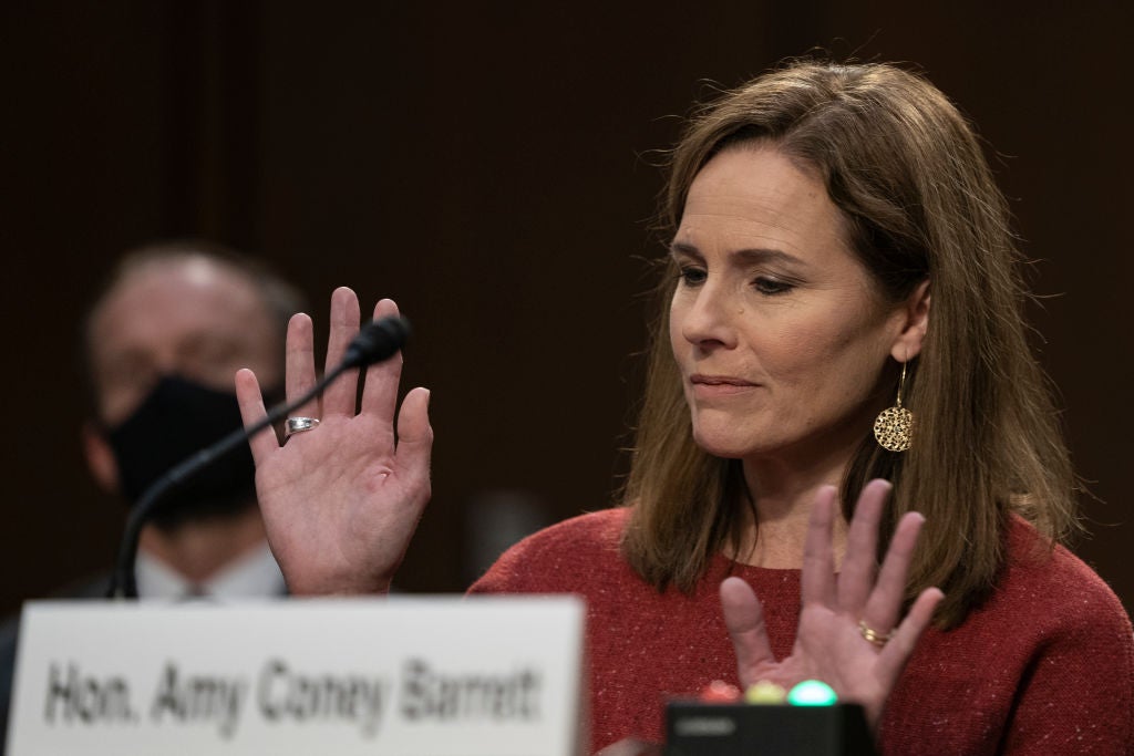 Amy coney barrett deals stance on marriage equality