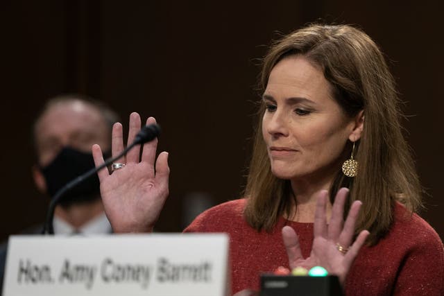 Supreme Court nominee Amy Coney Barrett has refused to signal how she would rule on a number of hot-button issues.