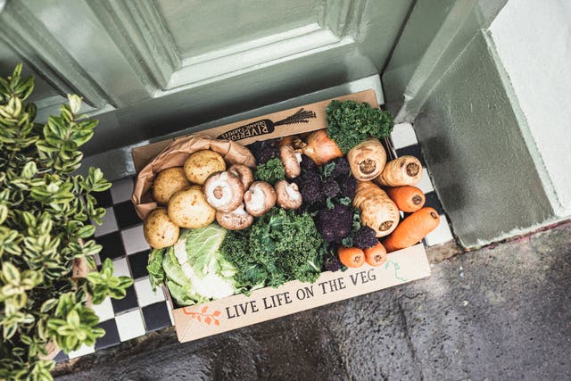 Sales of vegetable boxes have soared during lockdown