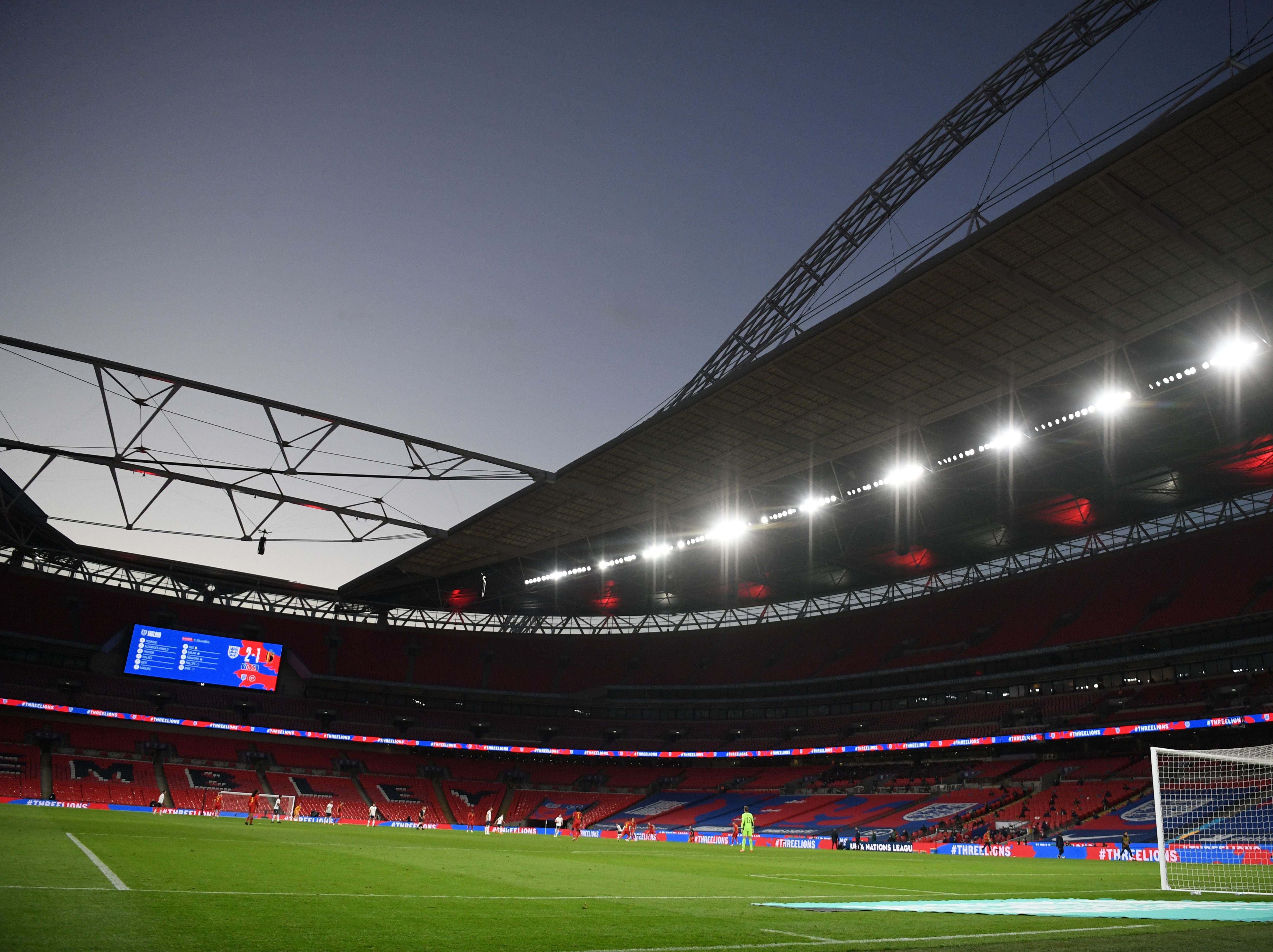 Game was set to take place at Wembley Stadium