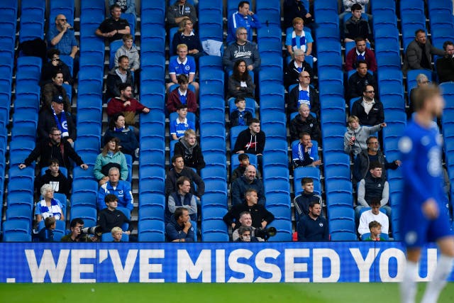 Football fans cannot return to games under socially-distanced measures despite theatres and cinemas remaining open